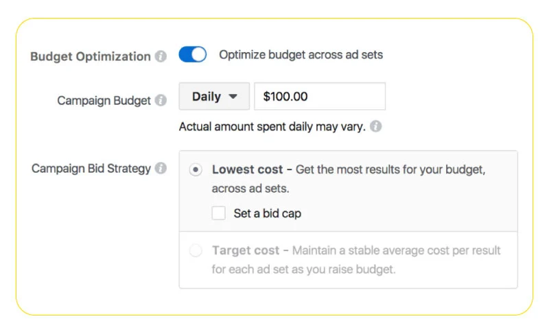 how to set your campaign budget