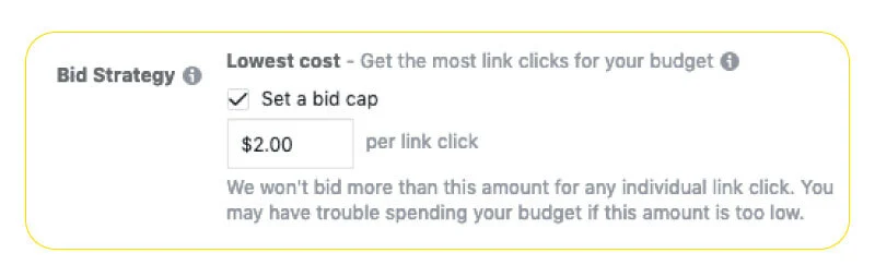 your bid is too low