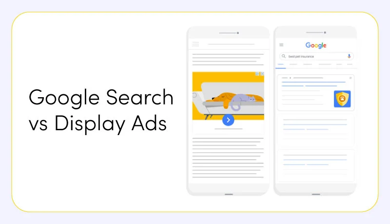 google search vs display ads